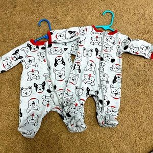 Baby Boy Newborn Footed Pj’s